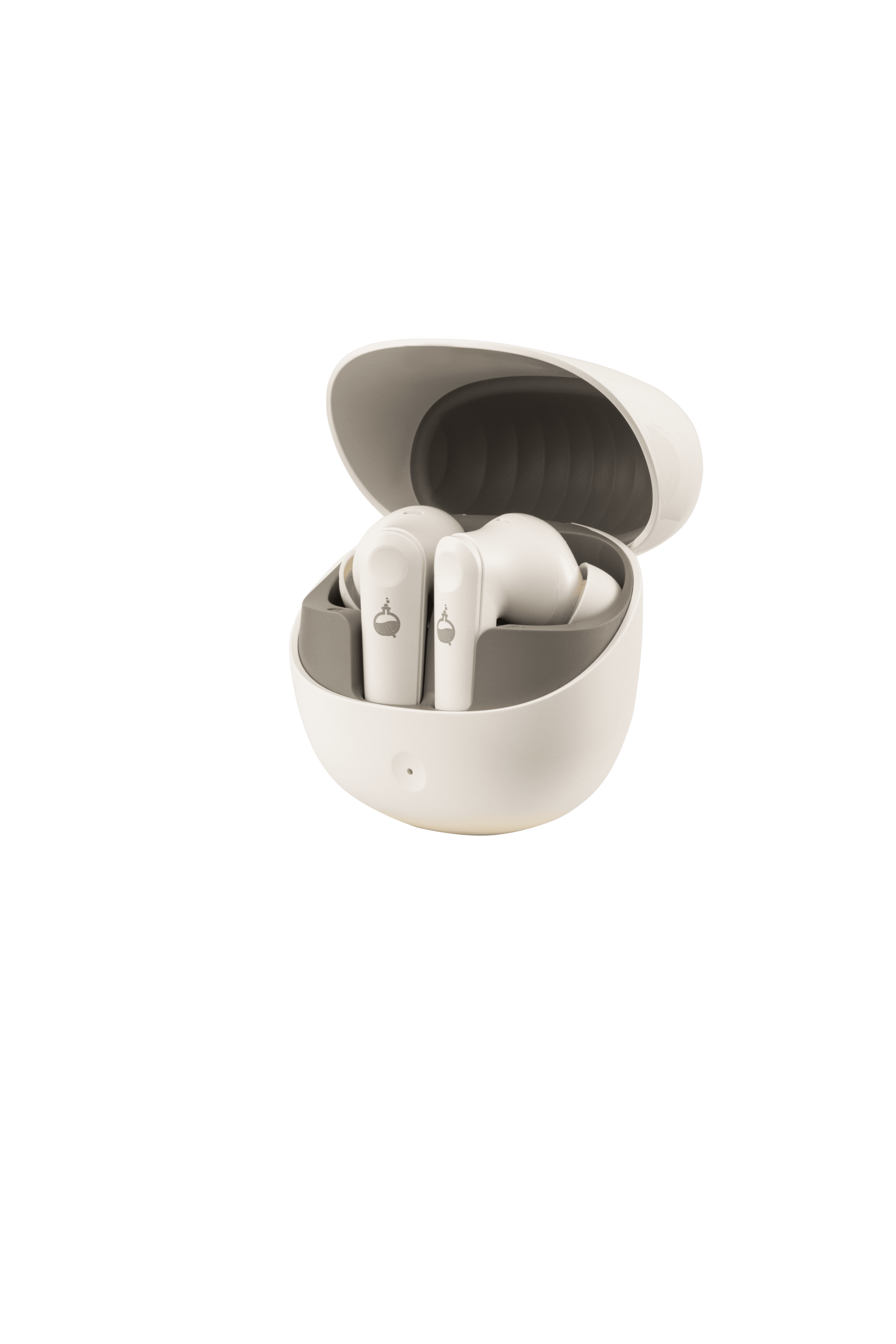 HushBuds earbuds in Glacier White