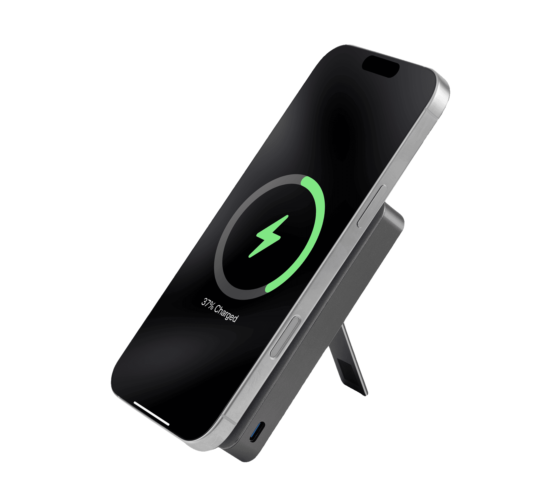 MagAlum power bank in Moon Ash