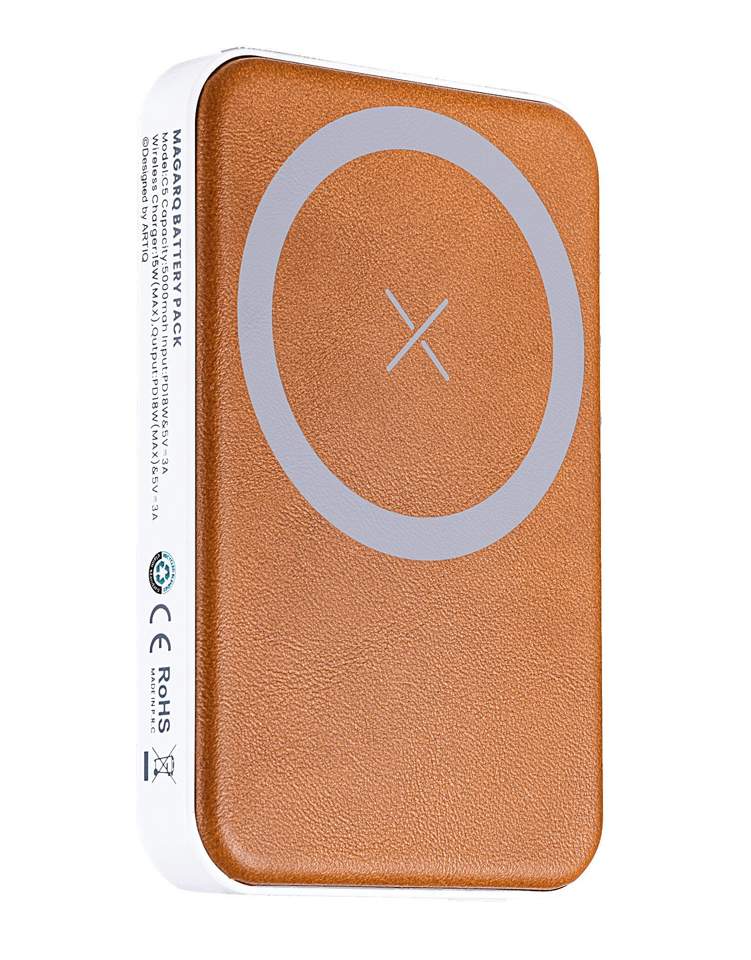 Voltskin power bank in Terra Brown