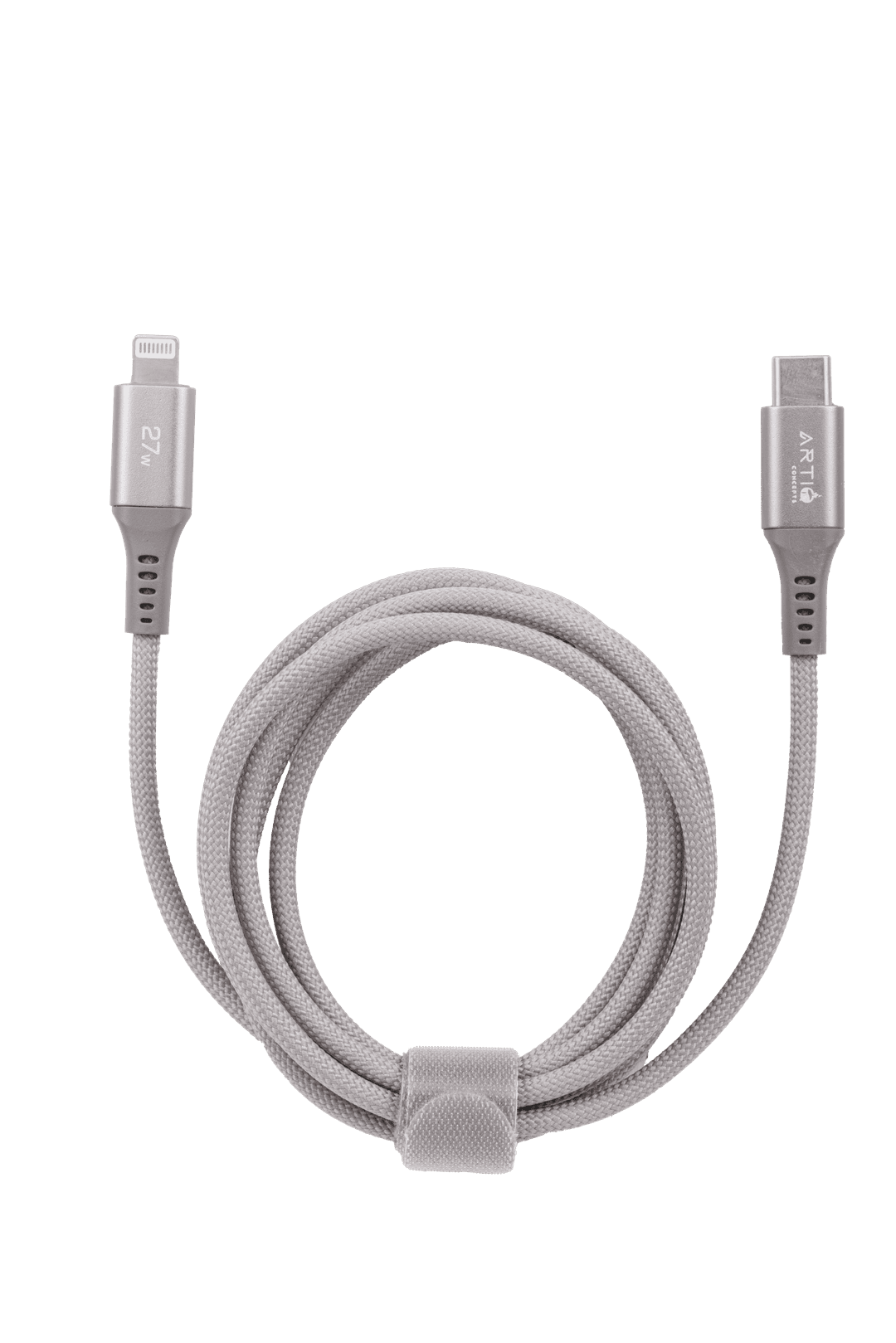 VoltWeave USB-C to Lightning cable in Sage Storm