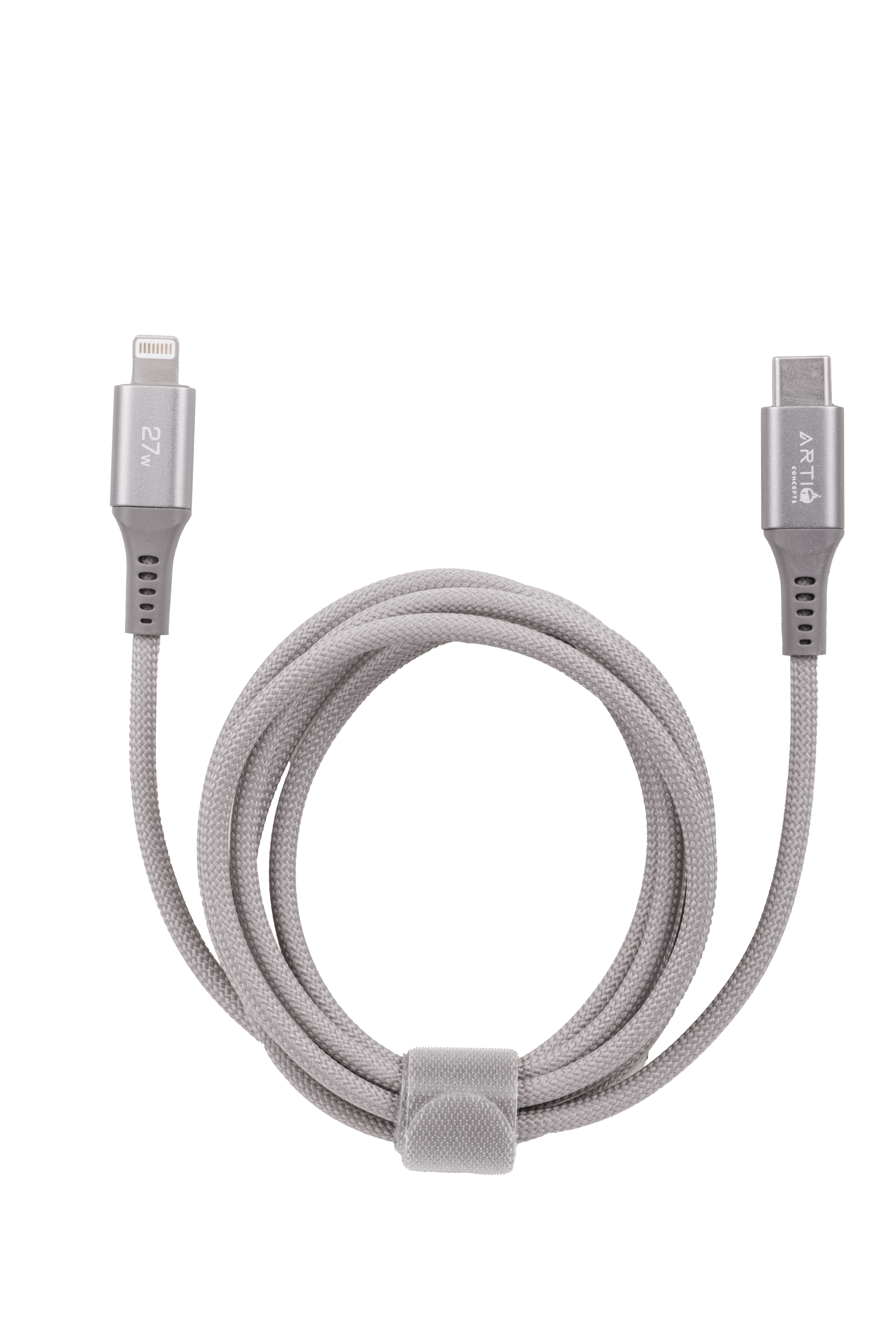 VoltWeave USB-C to Lightning cable in Sage Storm